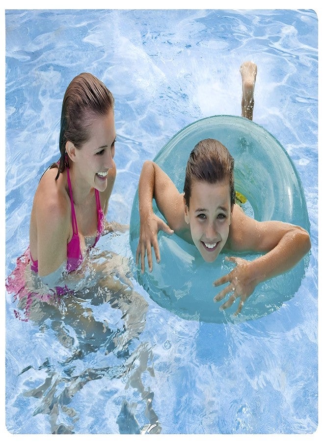 ClearChoice:- Adult Swimming Ring Inflatable Pool Float Tube Water Swim Tube(8 + Years up)(Size - 30''inch)(Multi Color)(1 PIS) - Image 4